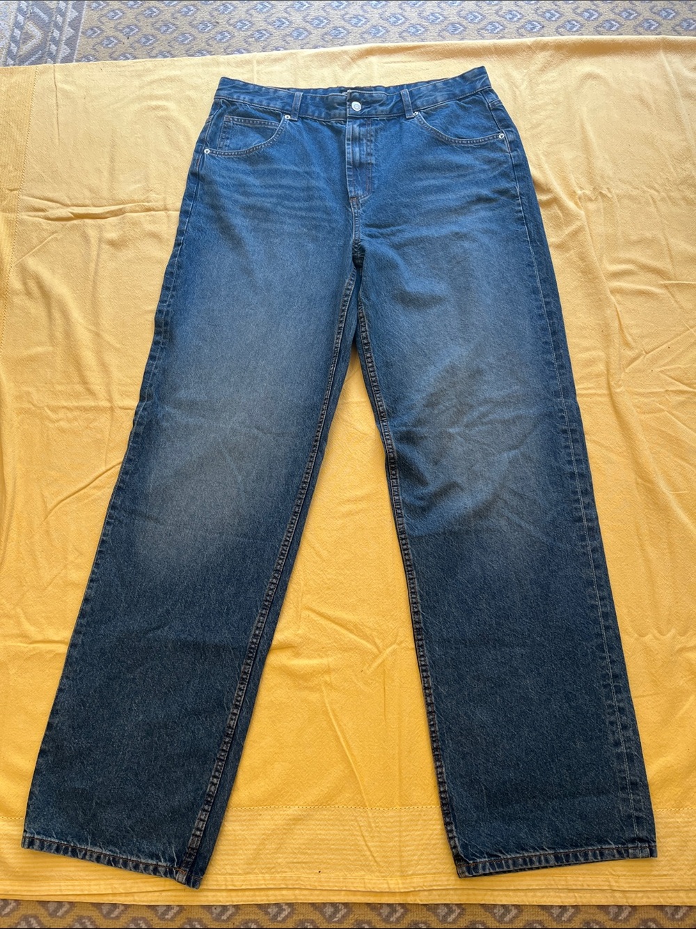 ASOS Women's Dark Blue Boyfriend Jeans